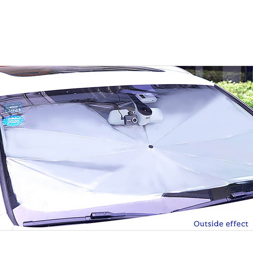 Car Windshield Sun Shade Umbrella     مظلة الزجاج الأمامي للسيارة
