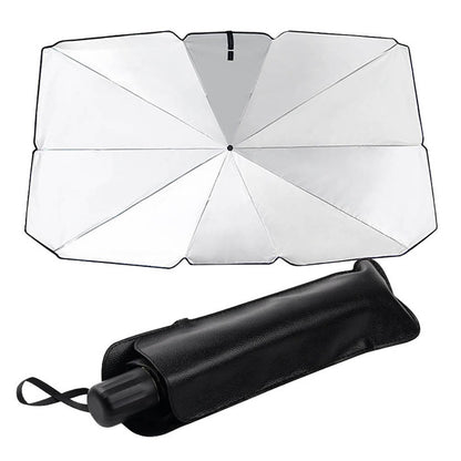 Car Windshield Sun Shade Umbrella     مظلة الزجاج الأمامي للسيارة