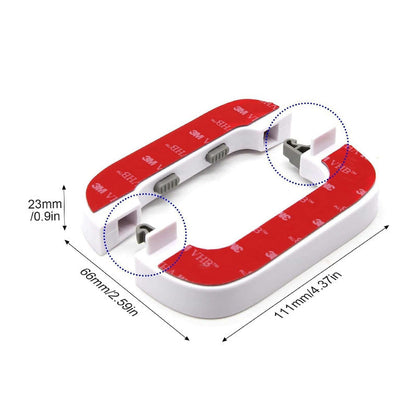 Pack of (2) Child Safety Refrigerator Lock – Self Adhesive Fridge And Freezer Door Lock With Double Safety Button And Easy One Hand Operation (Random Color)